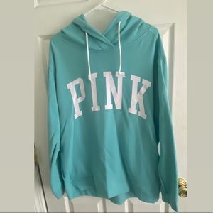 Blue PINK pullover hoodie/sweatshirt